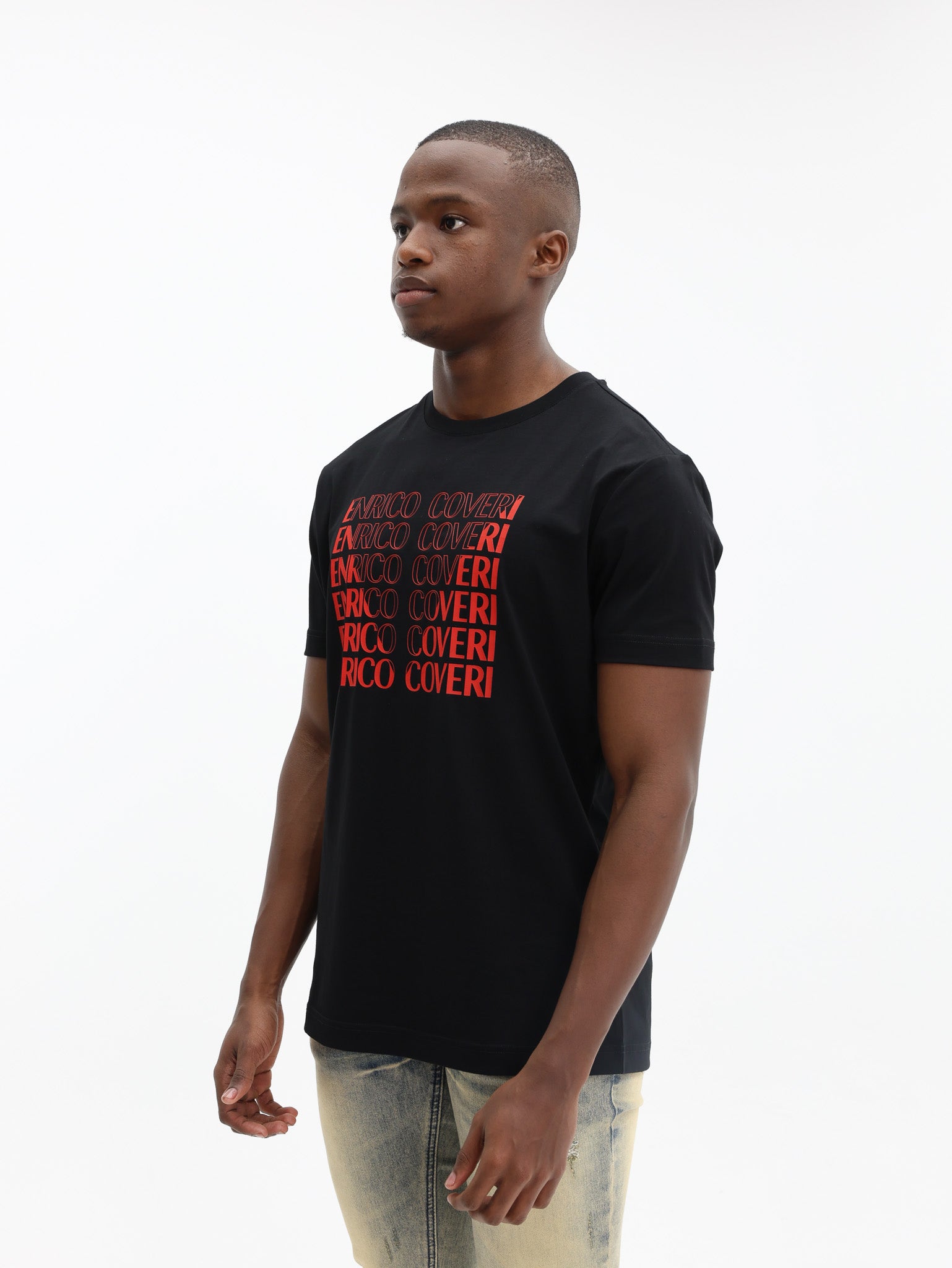Enrico Coveri T-Shirt 2 Packs Black